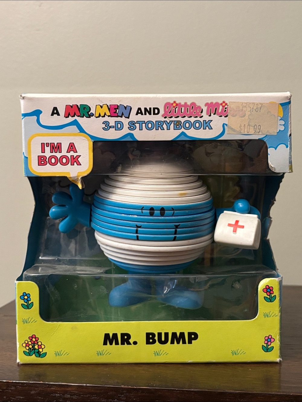 Rare Vintage Mr.Men 3-D Story Book Mr Bump 3-D Book Character Hargreaves